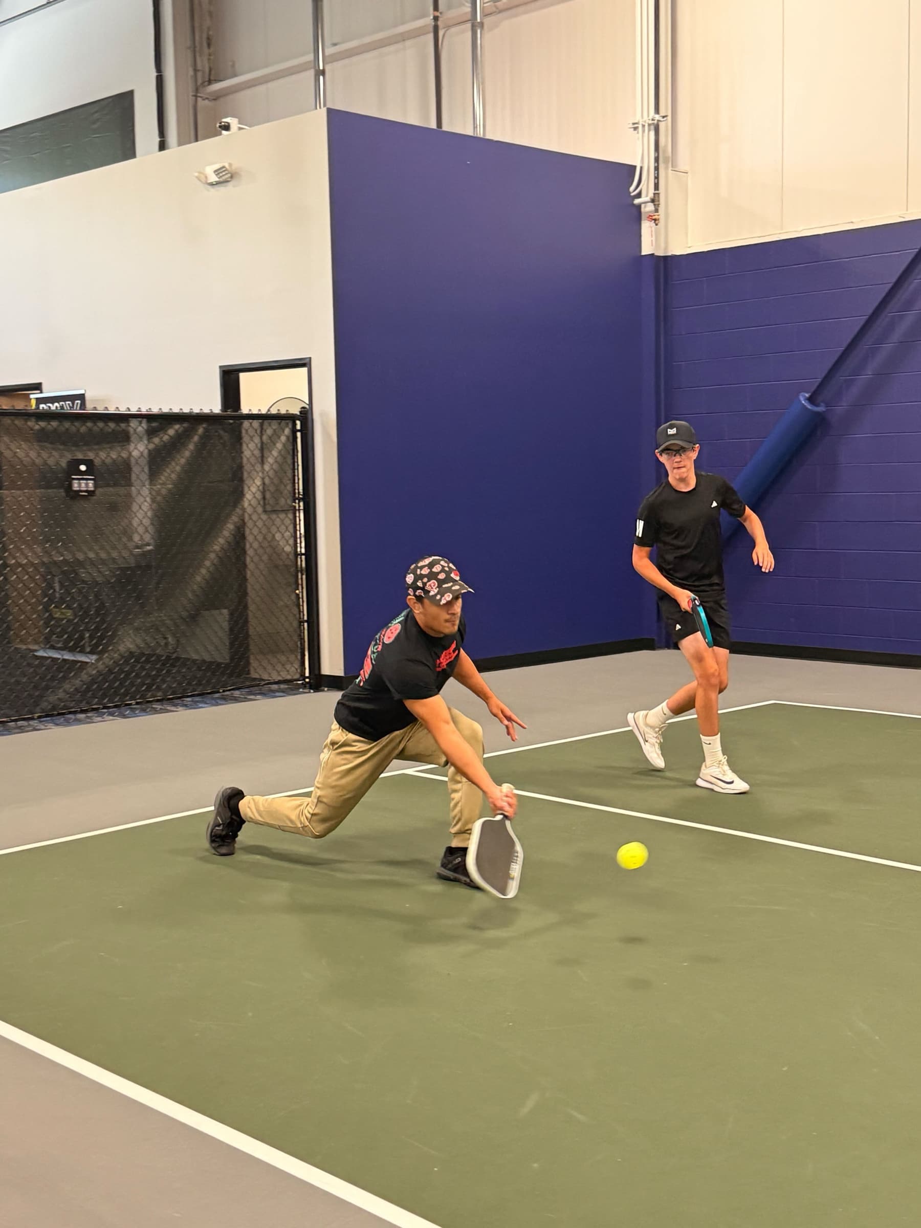 Coach in action at Pickleball 365 Fair Haven